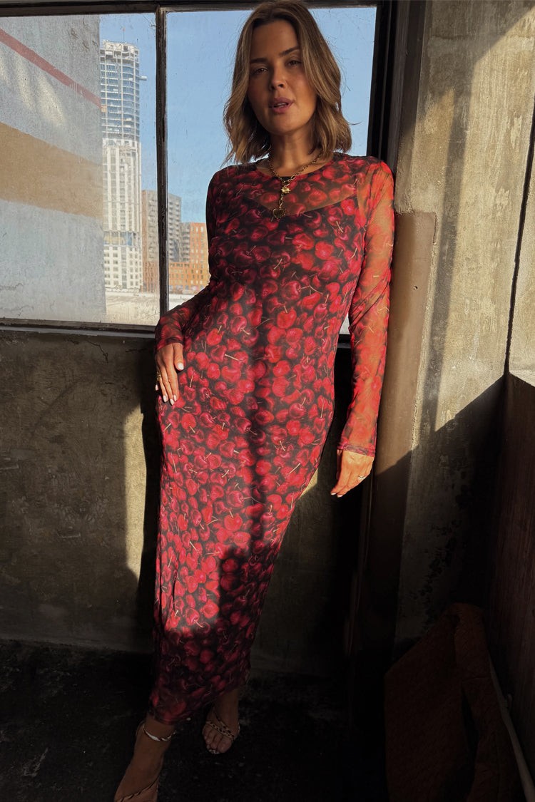 Cherry Mesh Soho Dress view 4