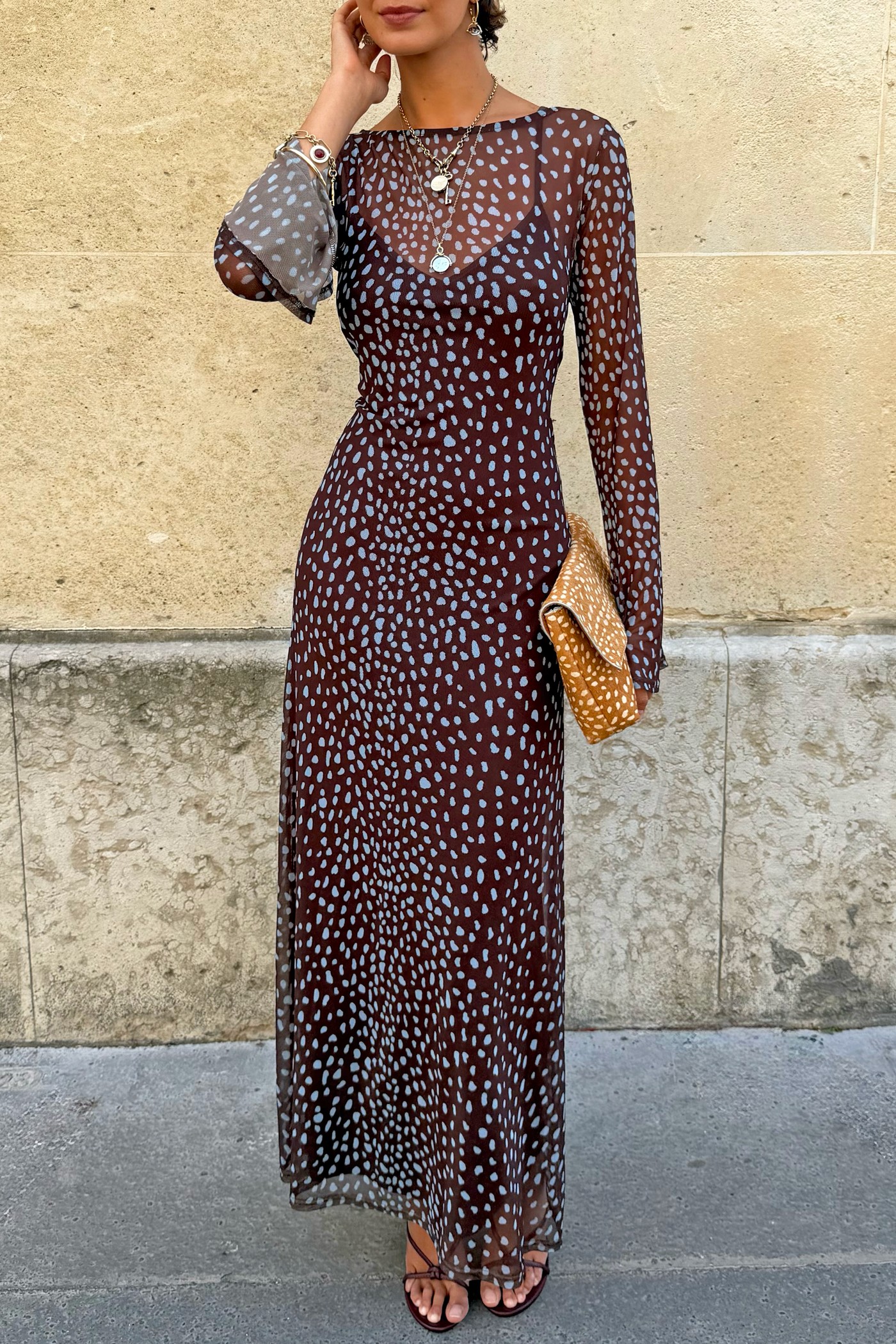 Chocolate Deer Aria Mesh Dress view 4