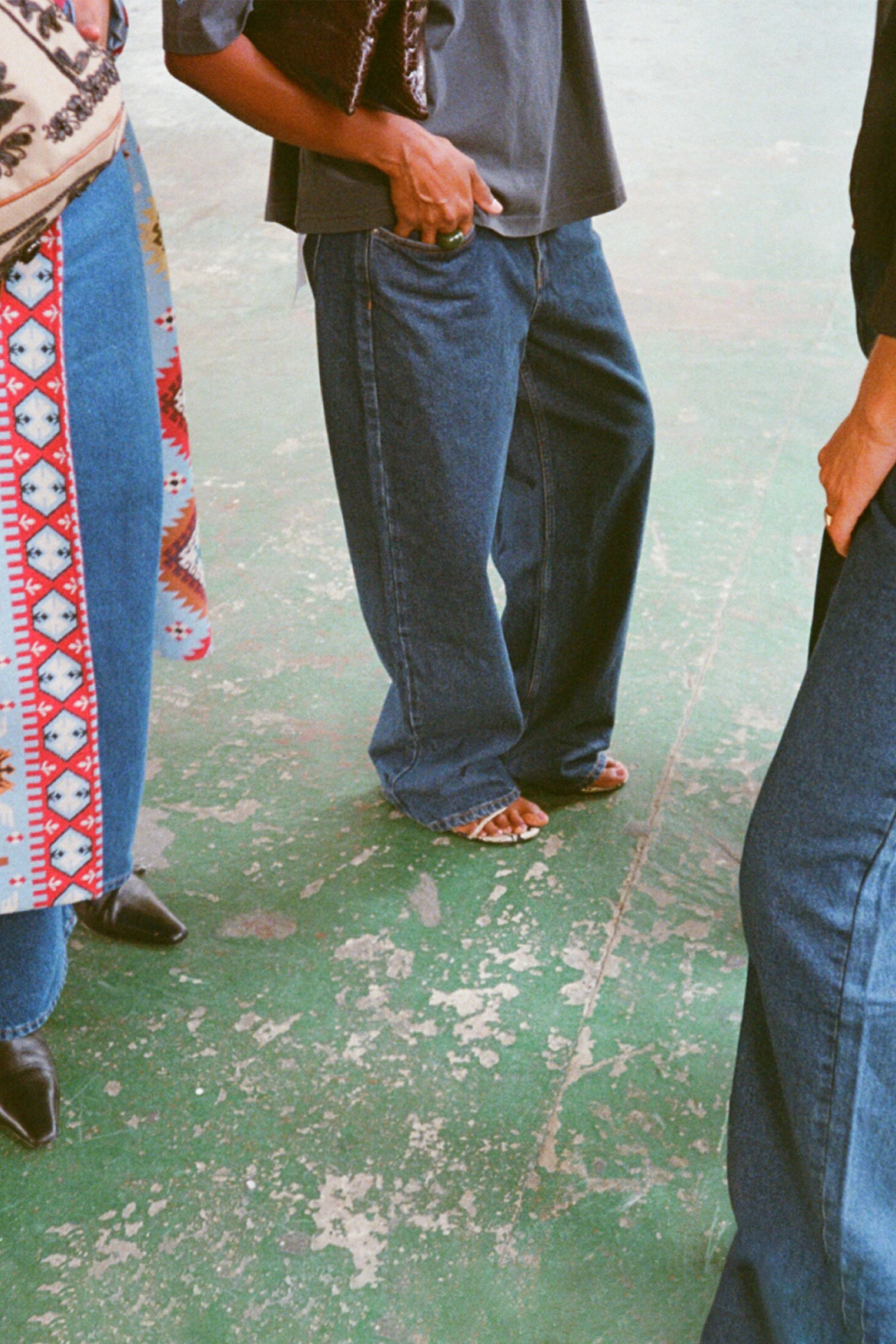 Smokey Blue Georgi Straight Jeans view 4